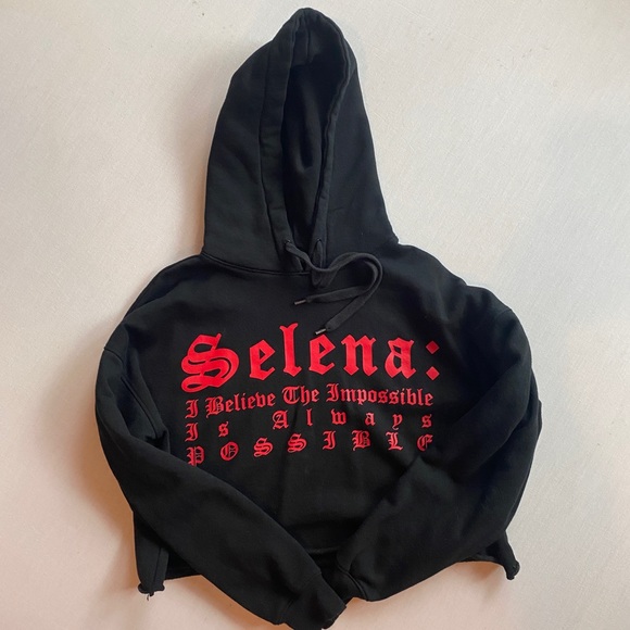 FOREVER 21 + Selena Cropped Hoodie 0X plus size - Picture 10 of 15